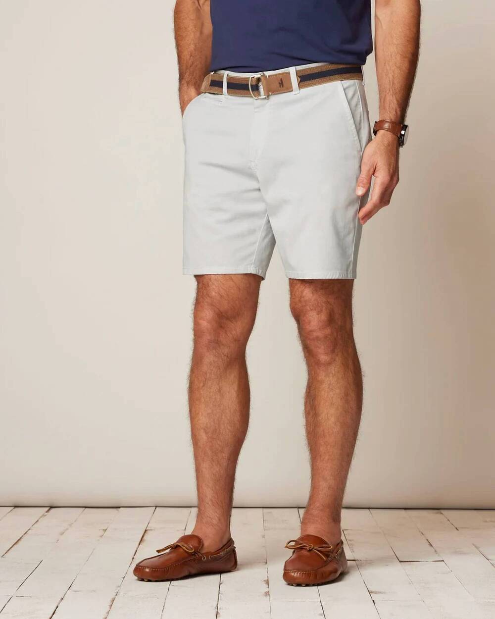 NEW JOHNNIE-O nassau shorts in chrome